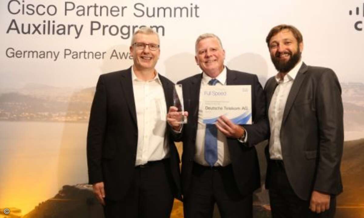 Die Deutsche Telekom gewann den Award in der Kategorie »Cloud and Managed Services« (Foto: Cisco)