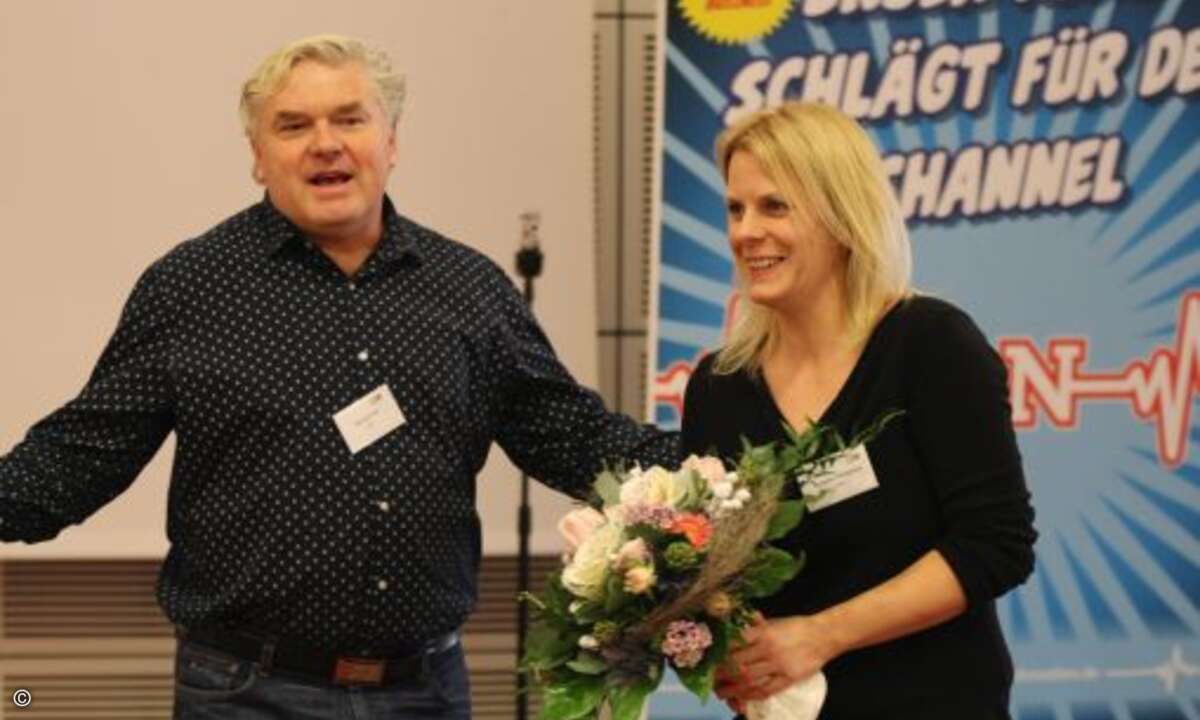 Last, but not least gilt unser Dank auch unserer schönen Frau Schönemann, die all das so fabelhaft organisiert und damit erst möglich gemacht hat (Foto: CRN)