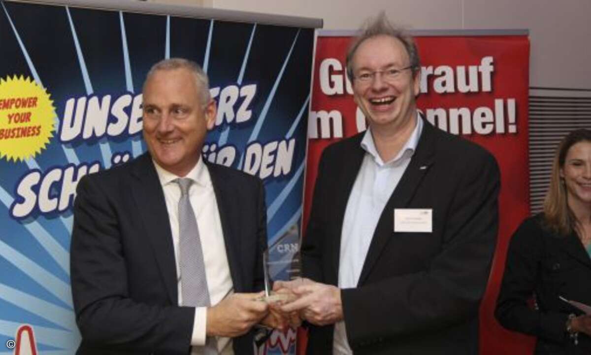 Kategorie Netzwerke - Platz 2: Lancom, Stefan Herrlich, Ralf Koenzen (Foto: CRN)