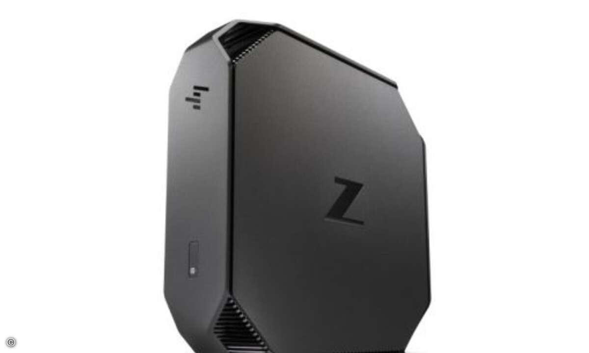 ... und lässt sich liegend und aufgestellt nutzen sowie per Vesa-Halterung an einem geeigneten Monitor anbringen (Foto: HP)