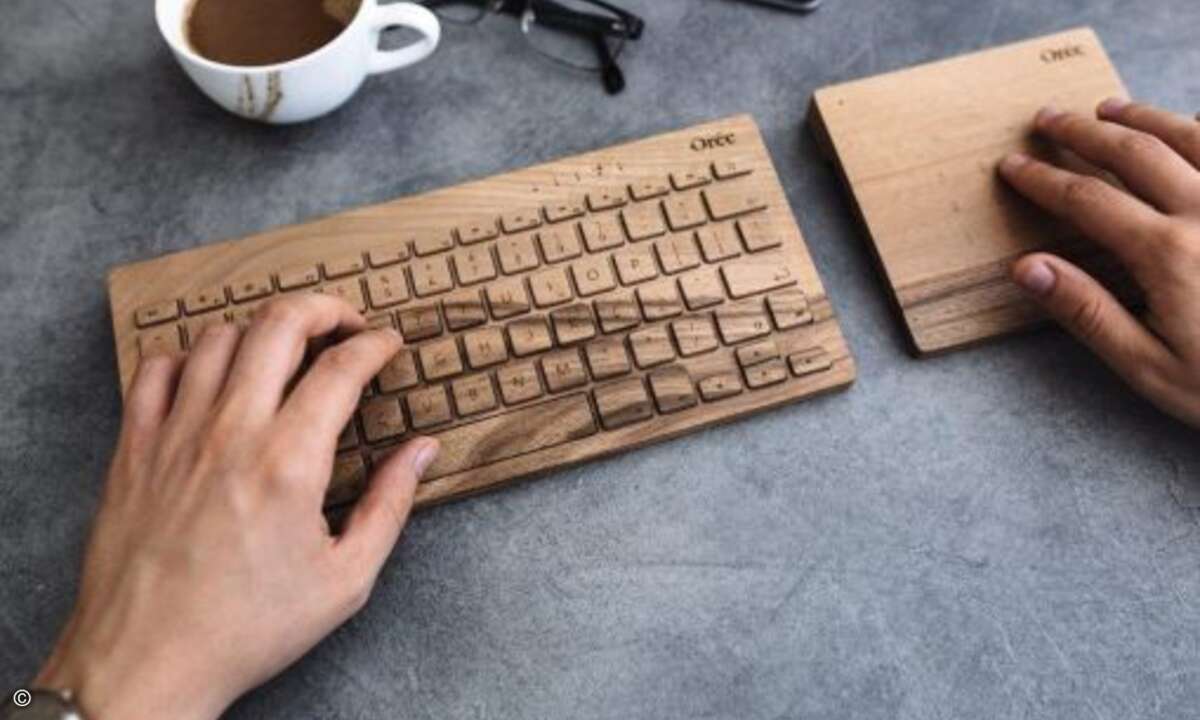 Eine Lackierung schüzt das Holz vor Kaffee,- und anderen Flecken.
(Foto: www.macland.de)