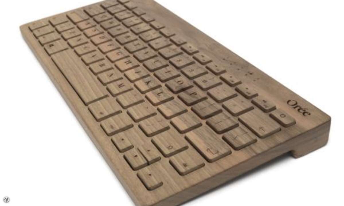 Orée Keyboard aus Walnussholz.
(Foto: www.macland.de)