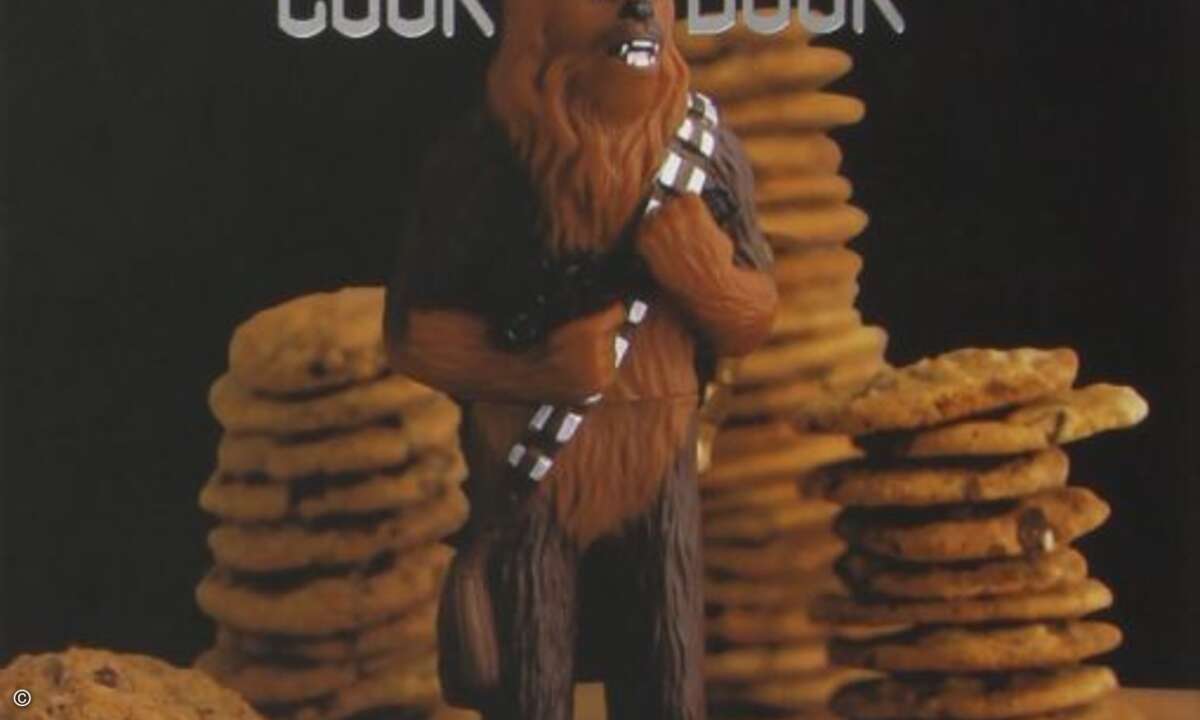 Falls einer fragt: Die Rezepte für die Wookie Cookies stammen natürlich aus dem Star Wars Kochbuch (Foto: Robin Davis)