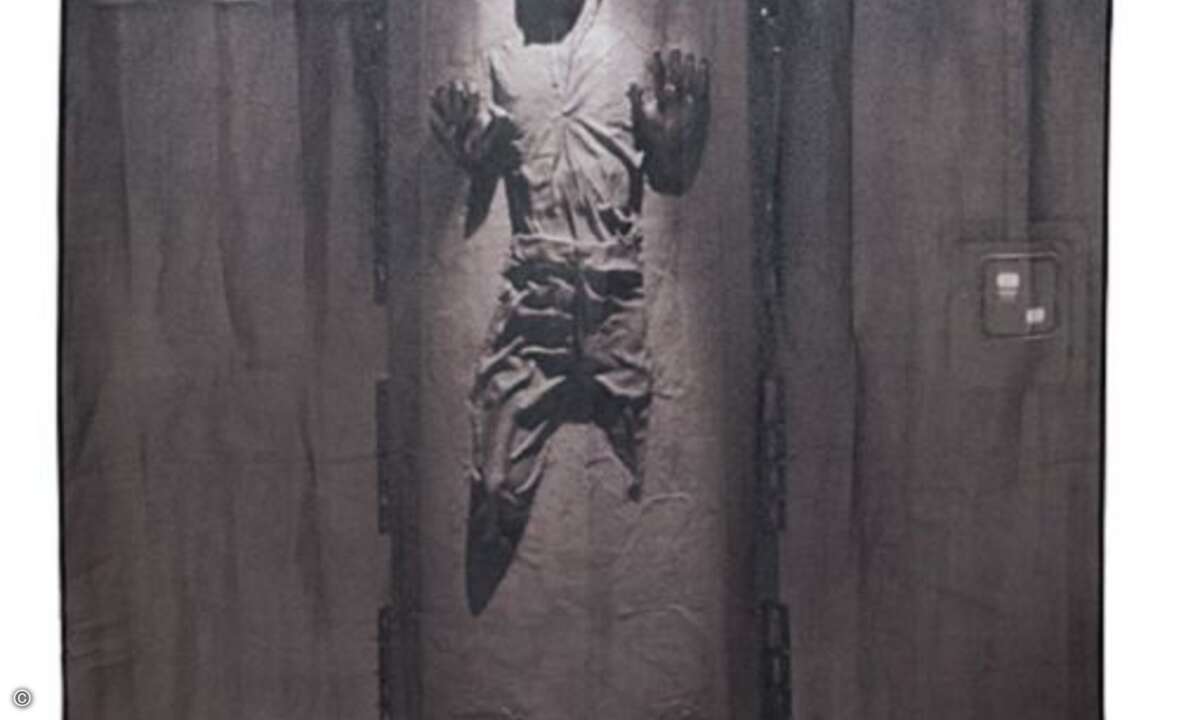 Am nächsten Morgen wird erst einmal ausgiebig in der Carbonite-Dusche geduscht... (Foto: Robe Factory)
