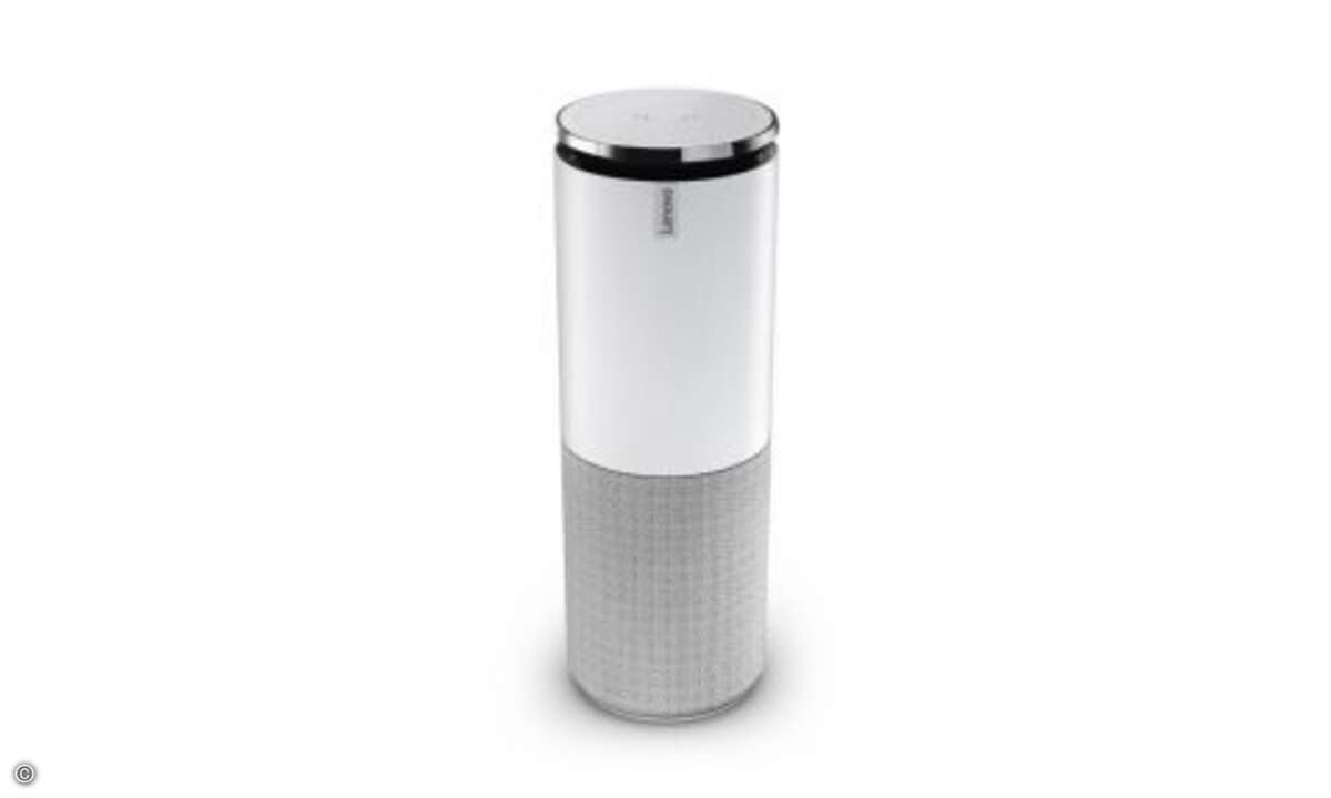 Lenovos »Smart Assistant« sieht Amazons »Echo« nicht nur sehr ähnlich - er nutzt auch die gleiche Plattform (Bild: Lenovo)