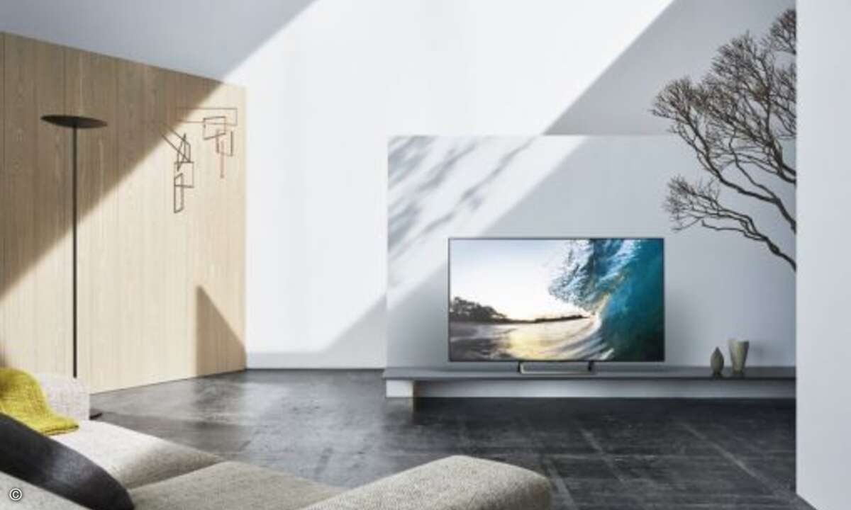 Sony stellte auf der CES seine neue Palette an 4K High Dynamic Range (HDR)- Fernsehern vor. Die Geräte sollen einen extrem großen Helligkeitsbereich und hohe Kontraste bieten. (Bild: Sony)