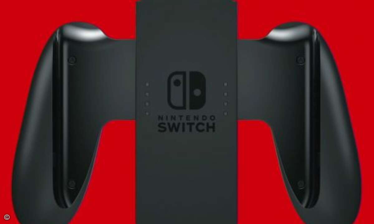 ... wie der Gamepad-Aufsatz mit integriertem Akku unterstreichen diesen Anspruch (Foto: Nintendo)