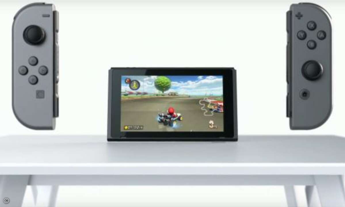 Die Switch kann auch im Tabletop-Modus genutzt werden (Foto: Nintendo)