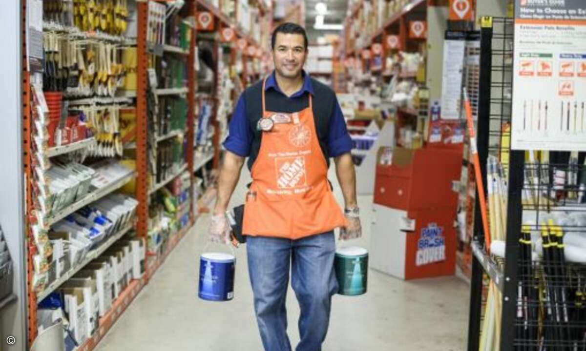 Ähnlich geht es The Home Depot. Das Unternehmen belegt im Ranking den sechsten Platz und landet damit im Vergleich zum Vorjahr drei Pätze weiter vorne. (Bild: Home Depot)