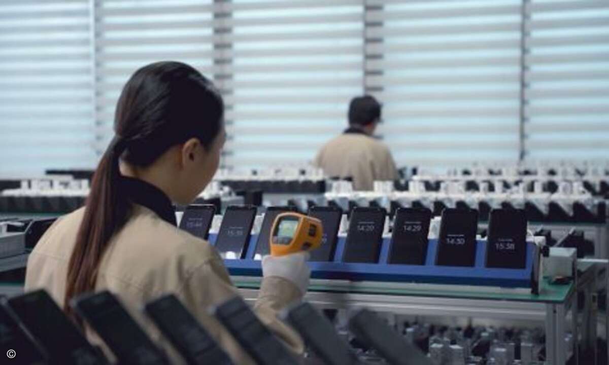 .... und Temperaturkontrollen (Foto: Samsung)
