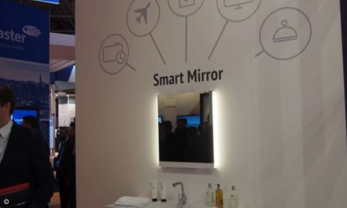 Auch ein Spiegel kann digital aufgepeppt werden (Bild: CRN)