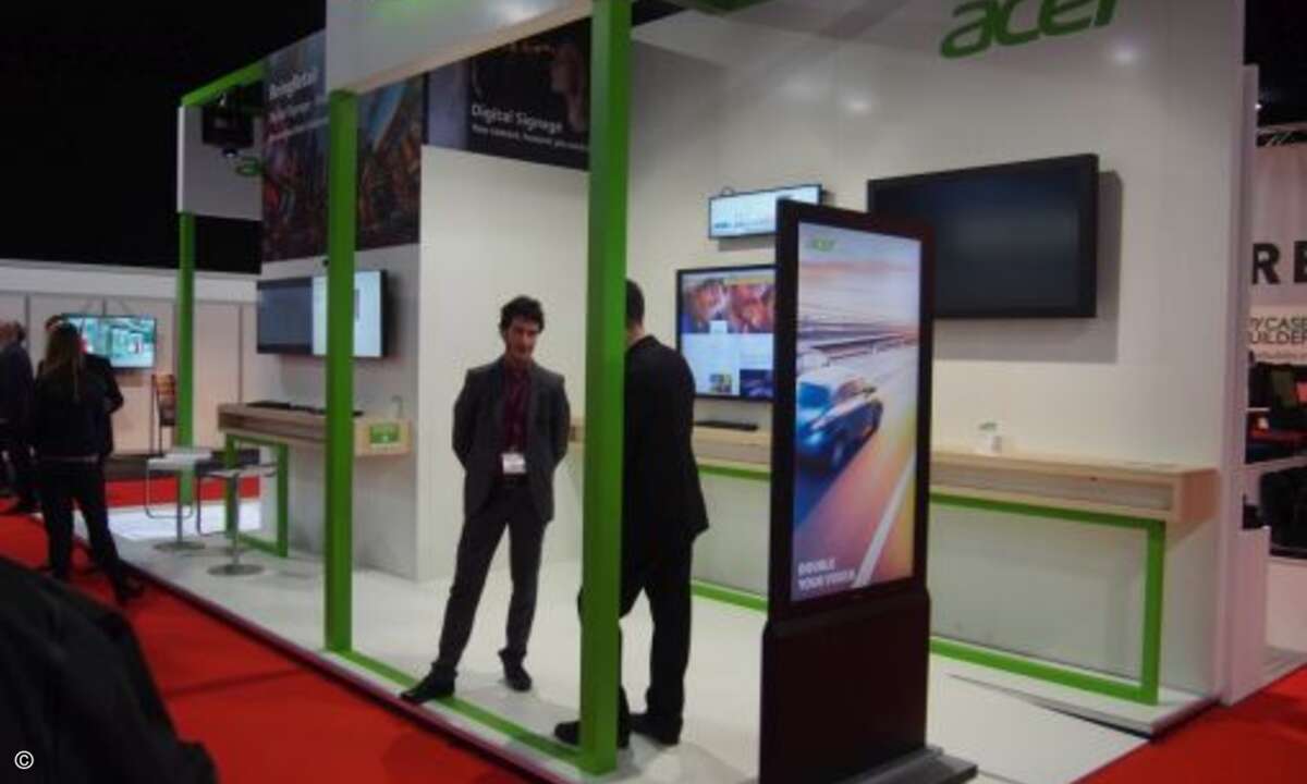 Auch Acer war mit einem Stand auf der internationalen Messe vertreten... (Bild: CRN)