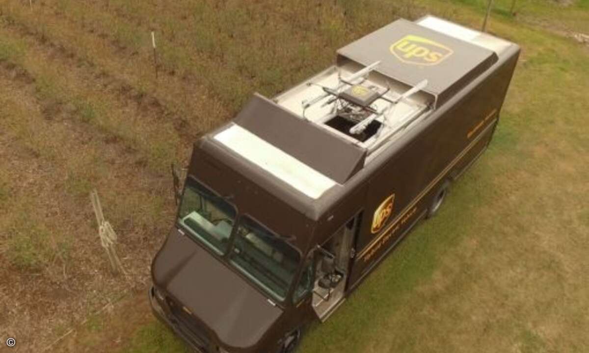 Müsste jeder der 66.000 UPS-Fahrer, die täglich im Einsatz sind, durch die Nutzung von Drohnen eine Meile pro Tag weniger fahren, könnte man pro Jahr bis zu 50 Millionen Dollar sparen, schätzt UPS (Foto: UPS)