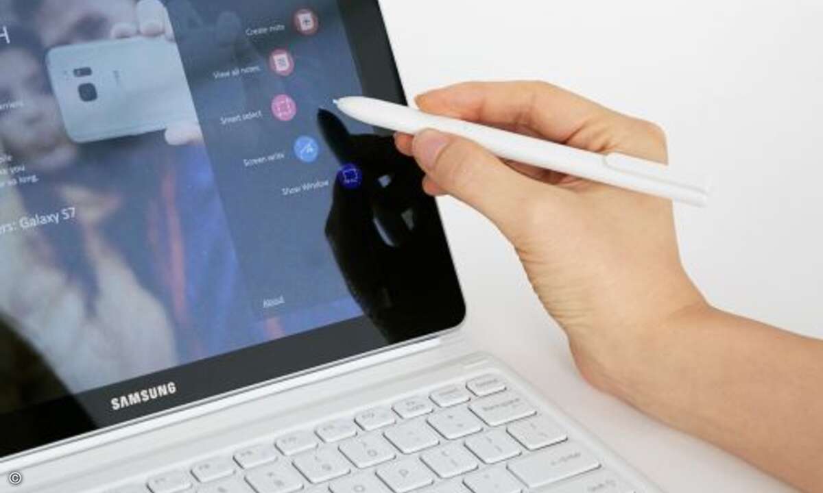 Während die 10 Zoll-Variante etwas schwächer ausgestattet ist... (Foto: Samsung)
