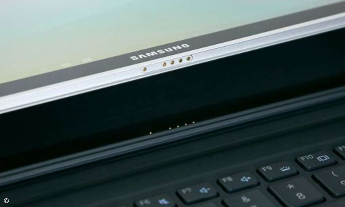Nahtloses Docking soll einen schnellen Wechsel zwischen Tablet- und Notebook-Einsatz gewährleisten (Foto: Samsung)