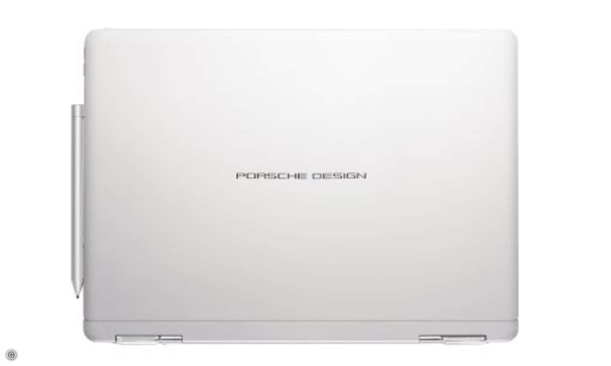 Das edle Gehäuse des Porsche Design Book One ist aus eloxiertem Aluminium (Foto: Porsche Design Computing)