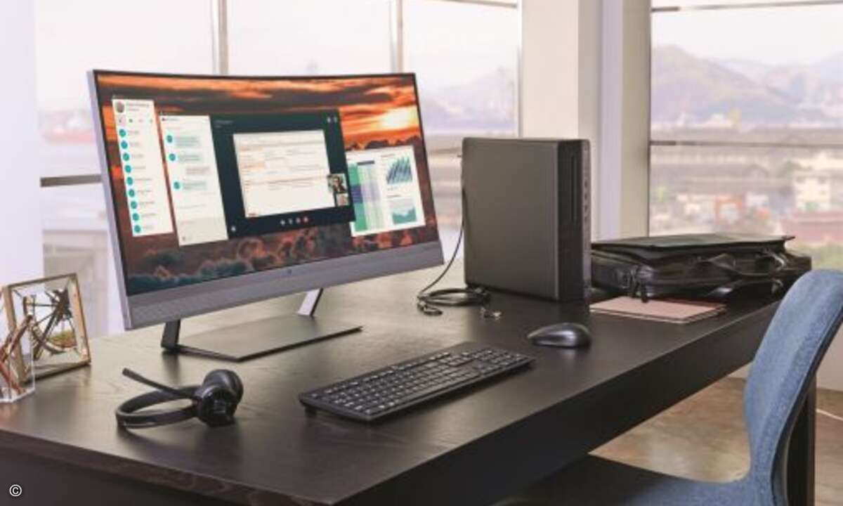Zur EliteDesk 800 G3-Serie gehört auch ein Small Form Factor-Modell (SFF) (Bild: HP)