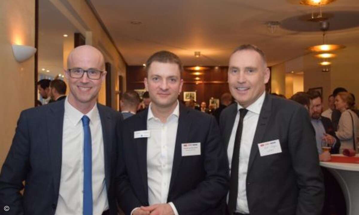Freuten sich über einen wieder äußerst gelungenen Abend, Matthäus Hose, Hubertus von Monschaw und Kurt Skupin (Foto: CRN)