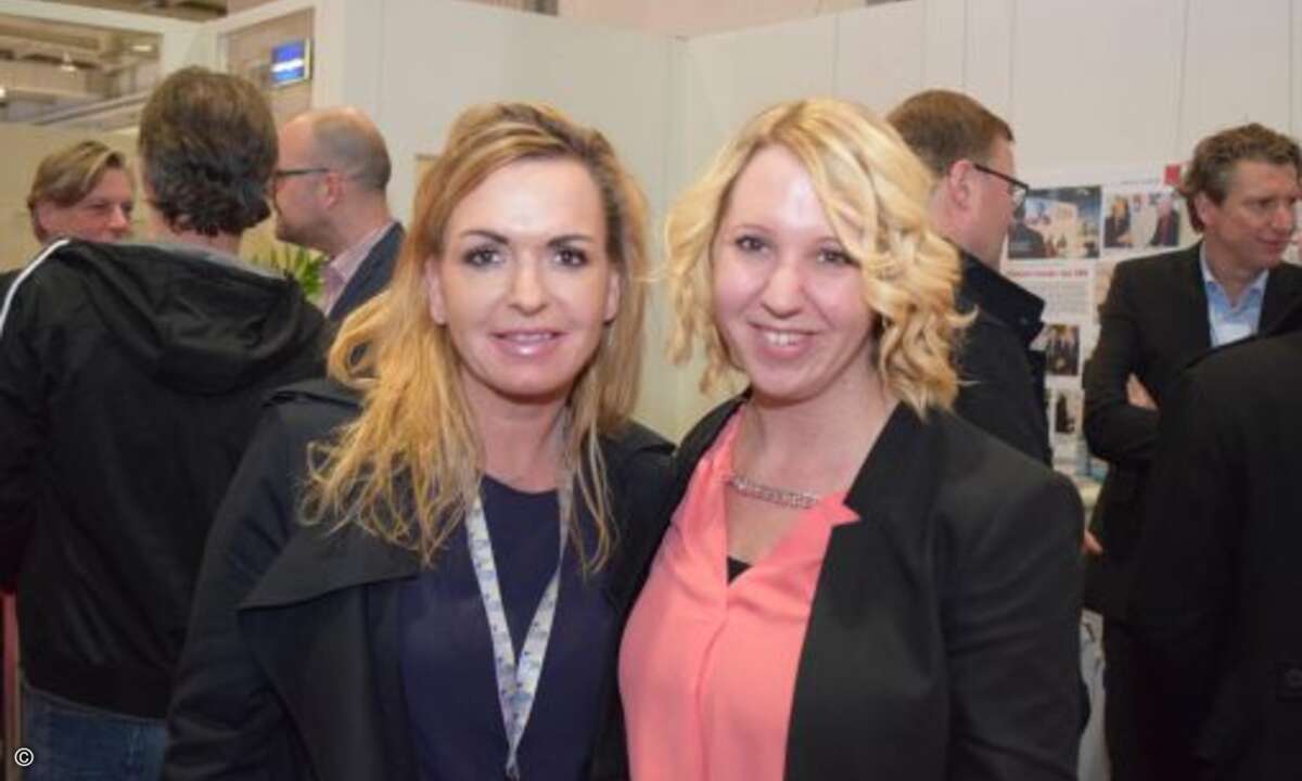 Carolin Schlüter (CRN) und Jasmin Dichmann (Eaton) (Foto: CRN)