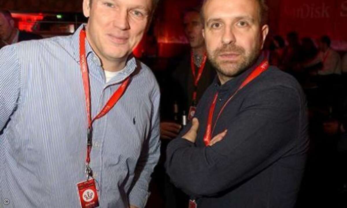 Micheal Grote und Marco Goering (beide Ebay) (Foto: SanDisk)