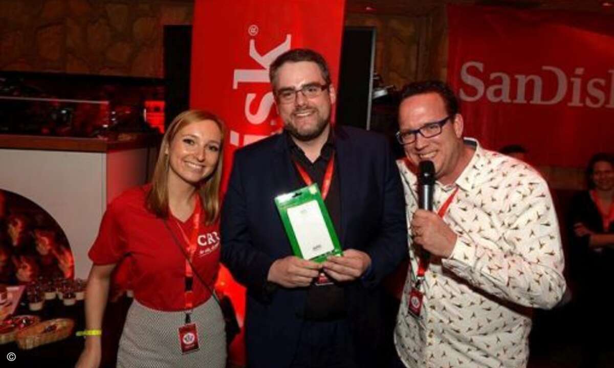 ... freuen konnten. (Foto: SanDisk)