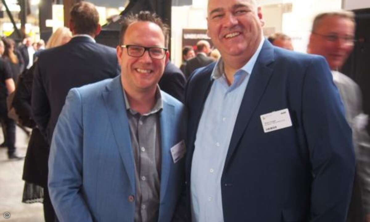 Auch Stefan Knerrich (APC) und Oliver Gorges (COP) nutzten die CTV zum fachlichen Austausch (Bild: CRN)
