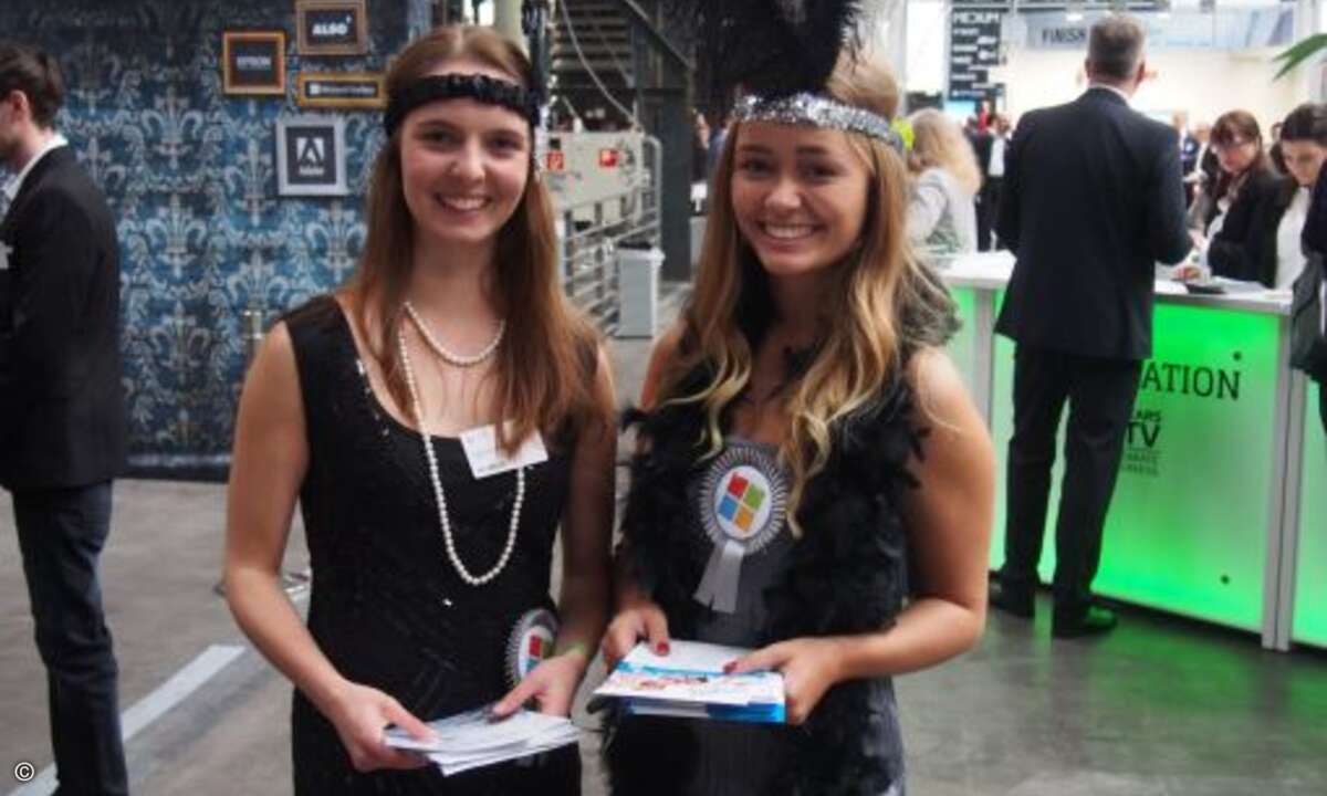 Ansonsten konnte man sich auch bei 20ies-Flappern... (Bild: CRN)