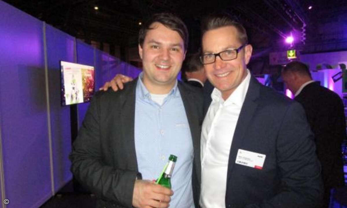 Michel Wagner (Also) zusammen mit Marc Adelberg von der CRN (Foto: CRN)