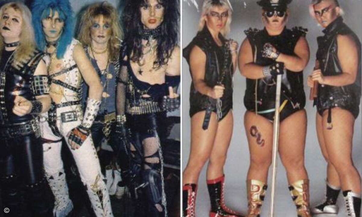 Manchmal fällt es dem Besucher schwer eindeutig zu erkennen, ob er nun auf einem Metal-Konzert oder doch in Starlight Express gelandet ist (Screenshot sadanduseless.com)