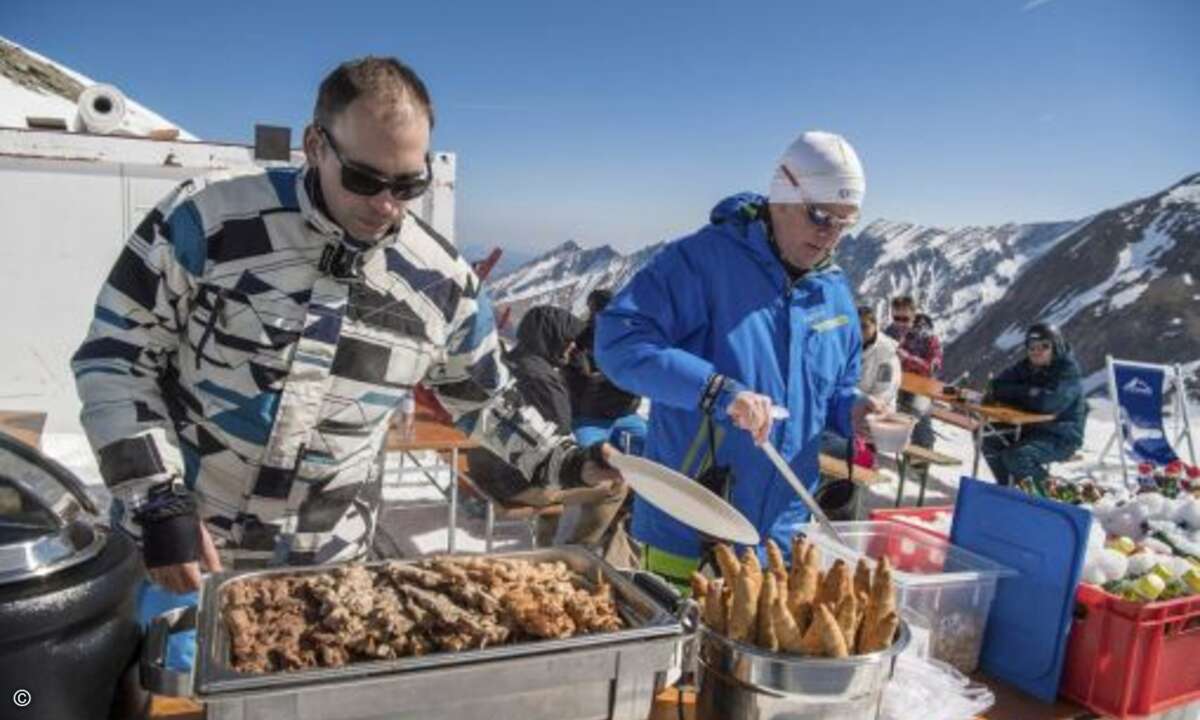 Vorher gabs aber noch eine kleine Stärkung (Foto: Marcel Lämmerhirt / SanDisk)
