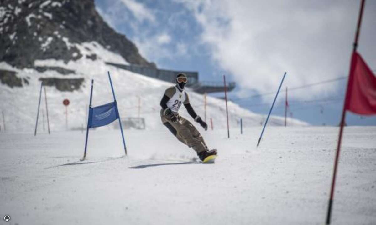 Felix Bechmann machte wie üblich auf dem Snowboard eine gute Figur (Foto: Marcel Lämmerhirt / SanDisk)