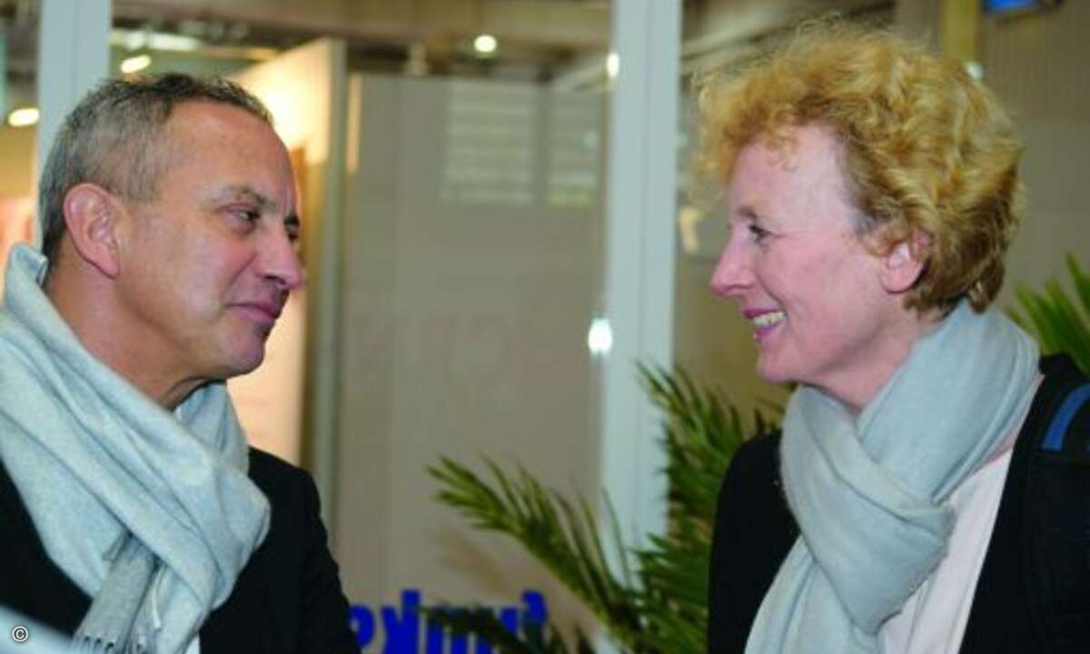 Die Also-Microsoft-Achse: Gustavo Möller-Hergt (Also) und Sabine Bendiek (Microsoft) (Bild: CRN)