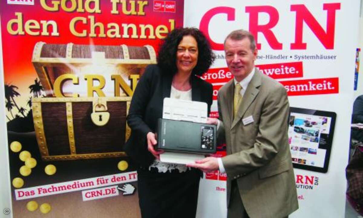 Bettina Eberhard und Hauke Fast von Kodak Alaris stellten die neuesten Lösungen des Herstellers vor (Bild: CRN)