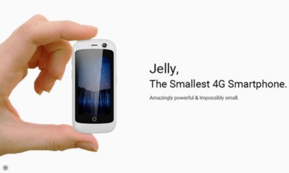 ...das kleinste 4G-Smartphone der Welt bauen (Foto: Unihertz / Kickstarter)