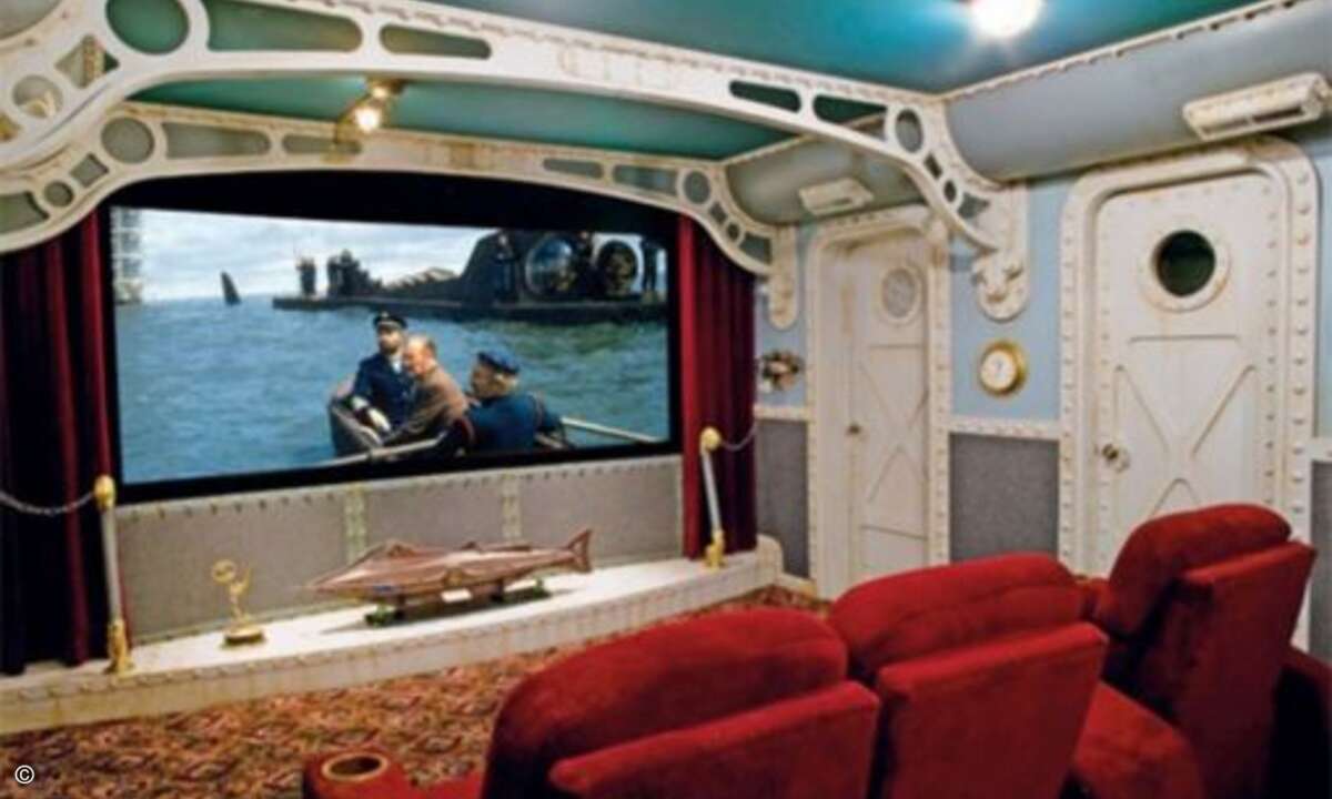 Besonders schön hat das Thema Heimkino dieser Fan der ersten Verfilmung des Science-Fiction-Klassikers 20.000 Meilen unter dem Meer von Jules Verne umgesetzt (Foto: Pinterest)