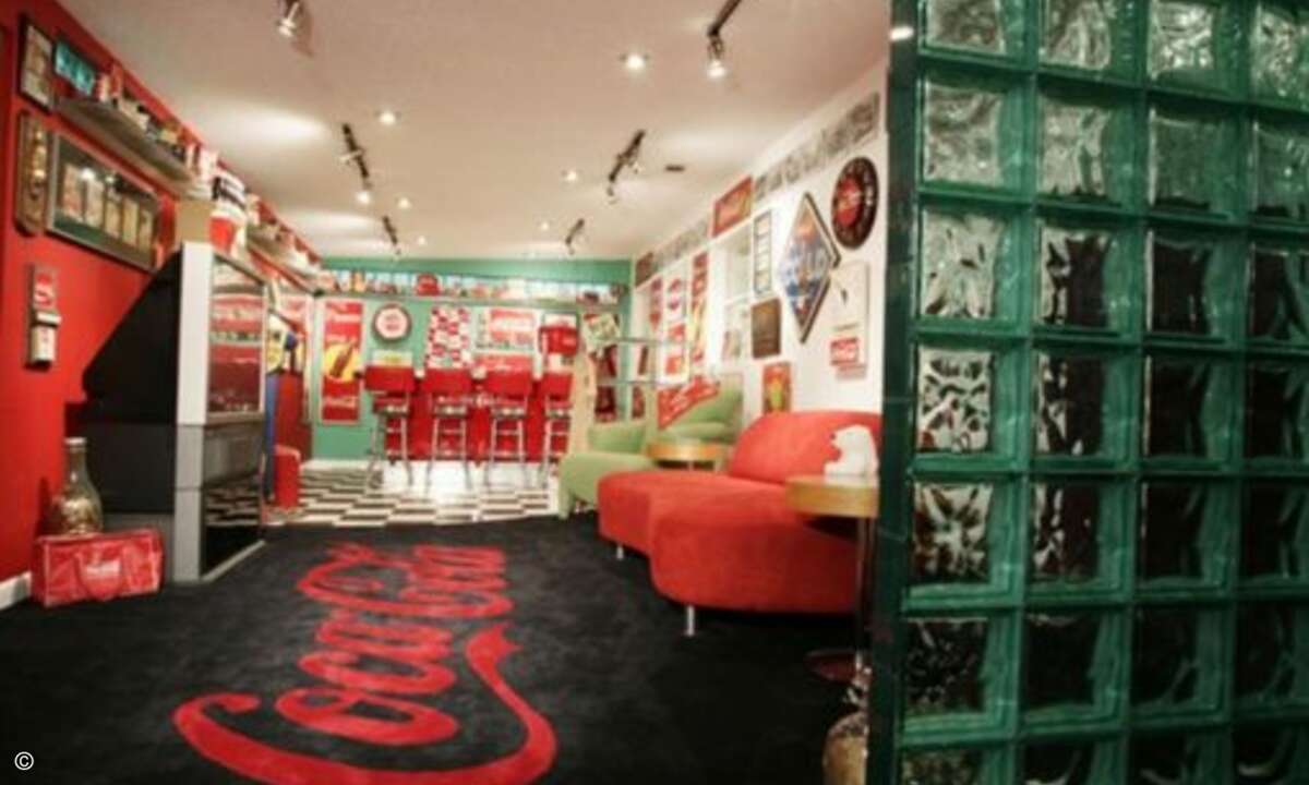 Besonders beliebt sind in Amerika auch Man Caves als American Diner... (Foto: Pinterest)