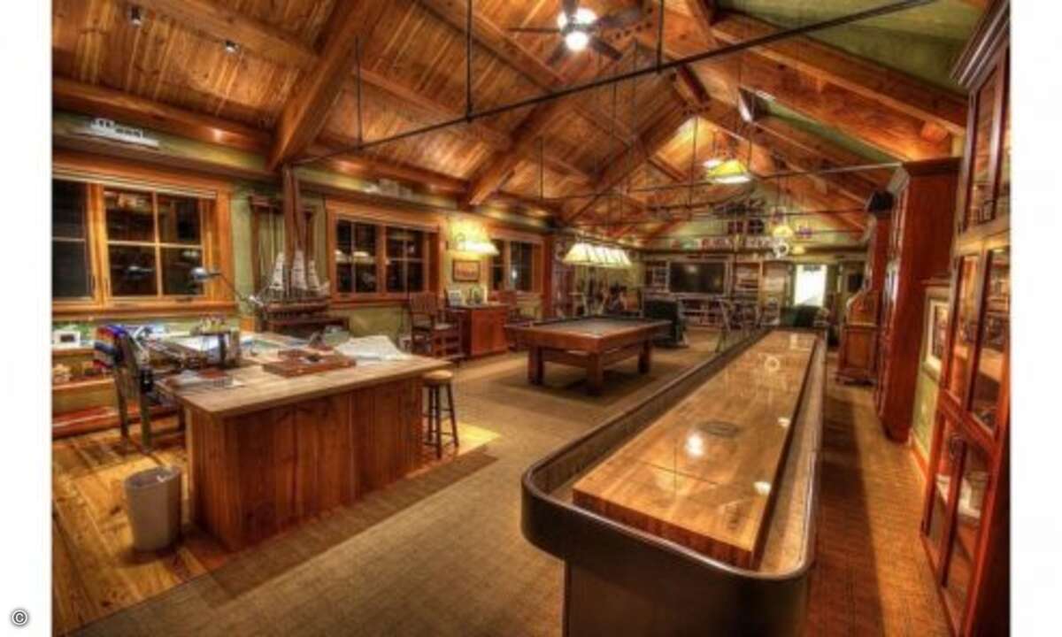 Andere bauen sich lieber eine Art Saloon mit Shuffleboard... (Foto: Pinterest)