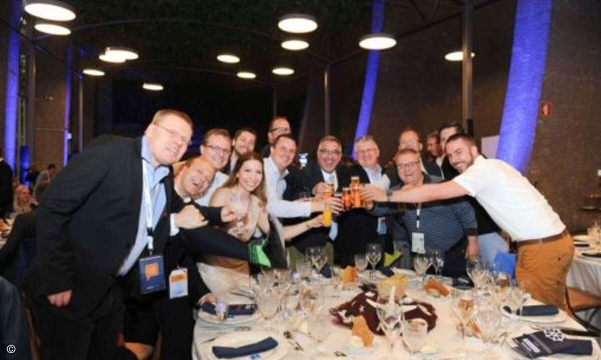 Danach wurde ausgelassen gefeiert (Foto: Sophos)