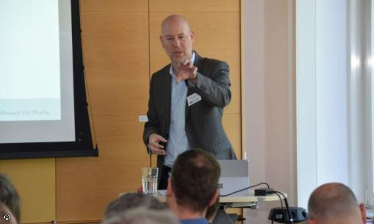 ... und versprach, dass sich damit der Umsatz von selbst generiere (Foto: CRN)