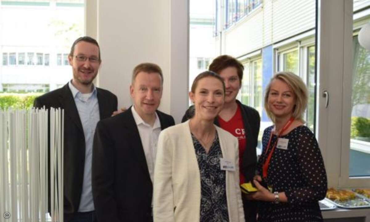 Die CRN-Redaktion freute sich auf viele interessante Gespräche (Foto: CRN)