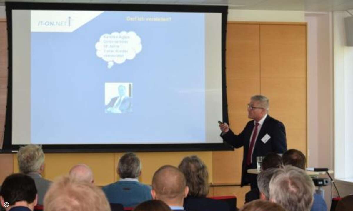 Karsten Agten von IT-On.NET ging in seinem spannenden Vortrag auf typische Hürden bei der Umstellung auf Managed Services im Systemhaus ein (Foto: CRN)