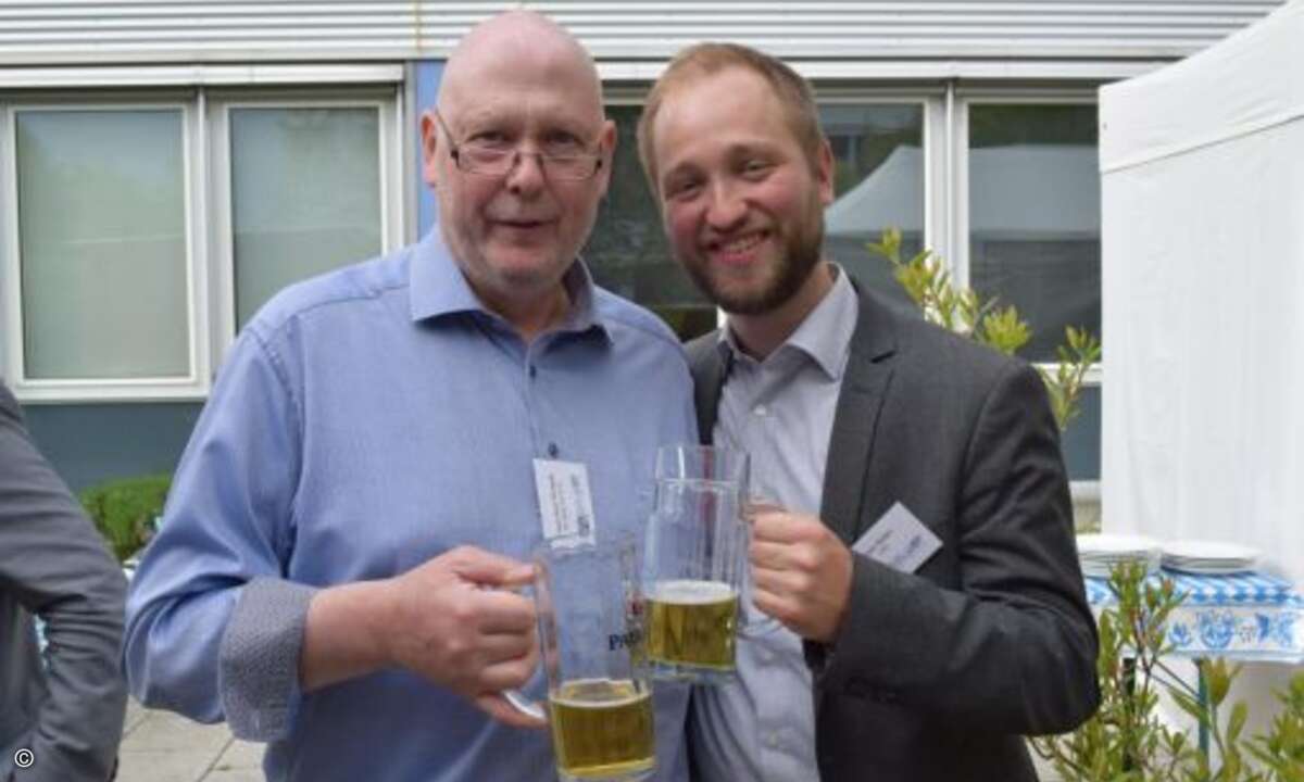 Und das Bier schmeckte... (Foto: CRN)