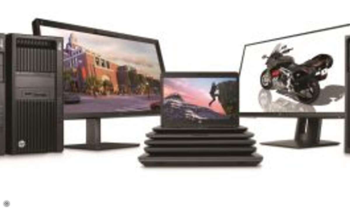 HPs neue »ZBook«-Range (Bild: HP)
»HP ZBook 17« (Bild: HP)