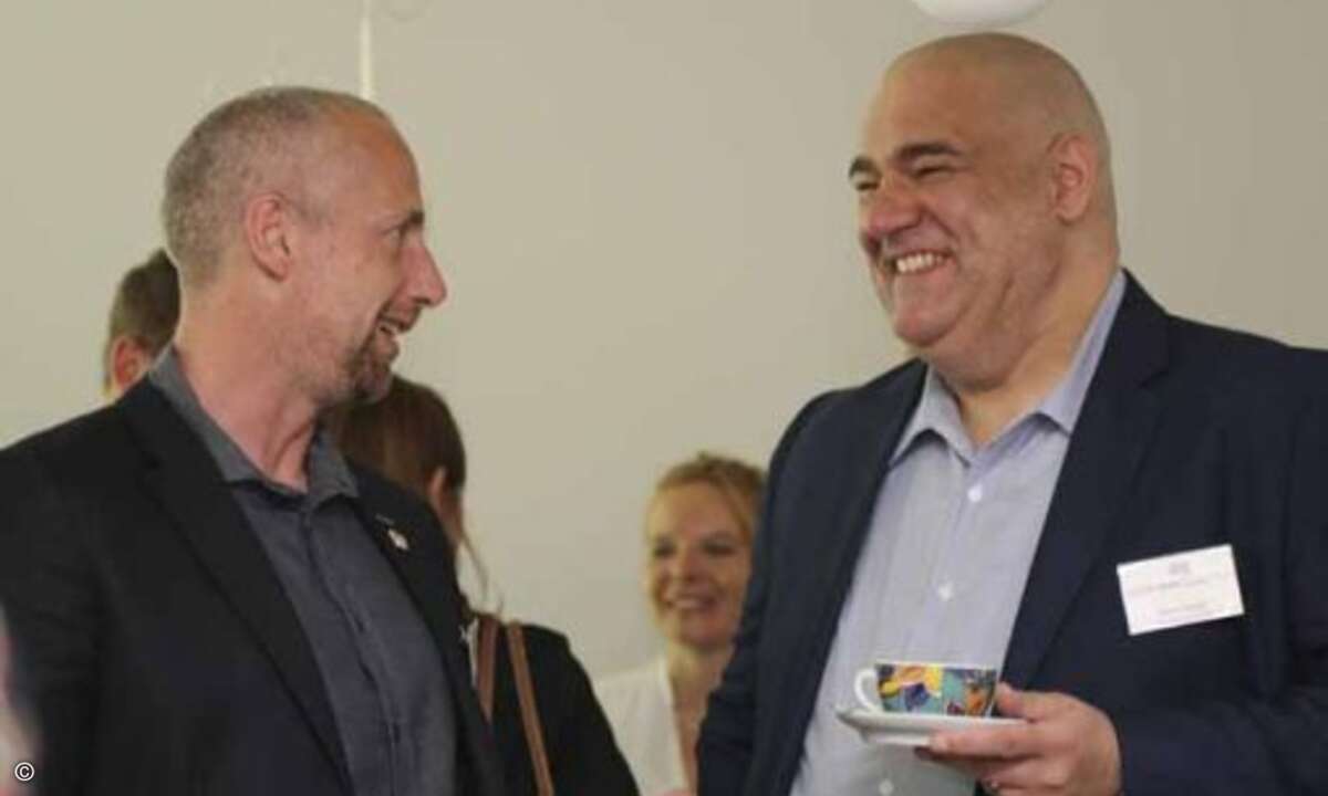 Thorsten Skotnica (TDT) und Oliver Gorges (Cop) (Bild: CRN)