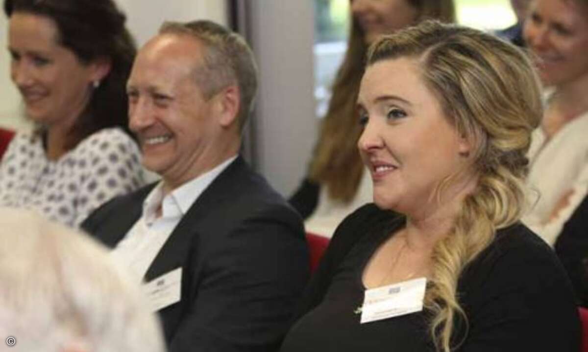 Mirko Rusch (Acer) und Veronika Seiler (Technology Marketing) (Bild: CRN)