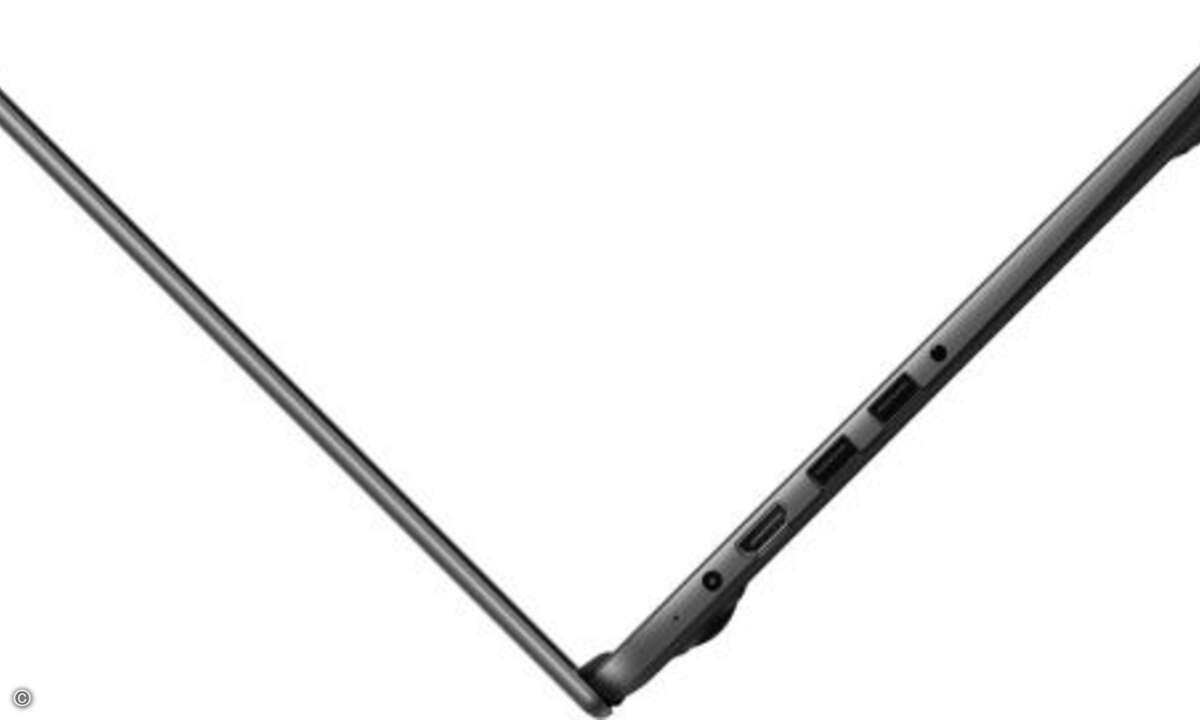 Das Matebook D ist mit seinen 16,9 Millimetern etwas dicker als das Matebook X... (Foto: Huawei)