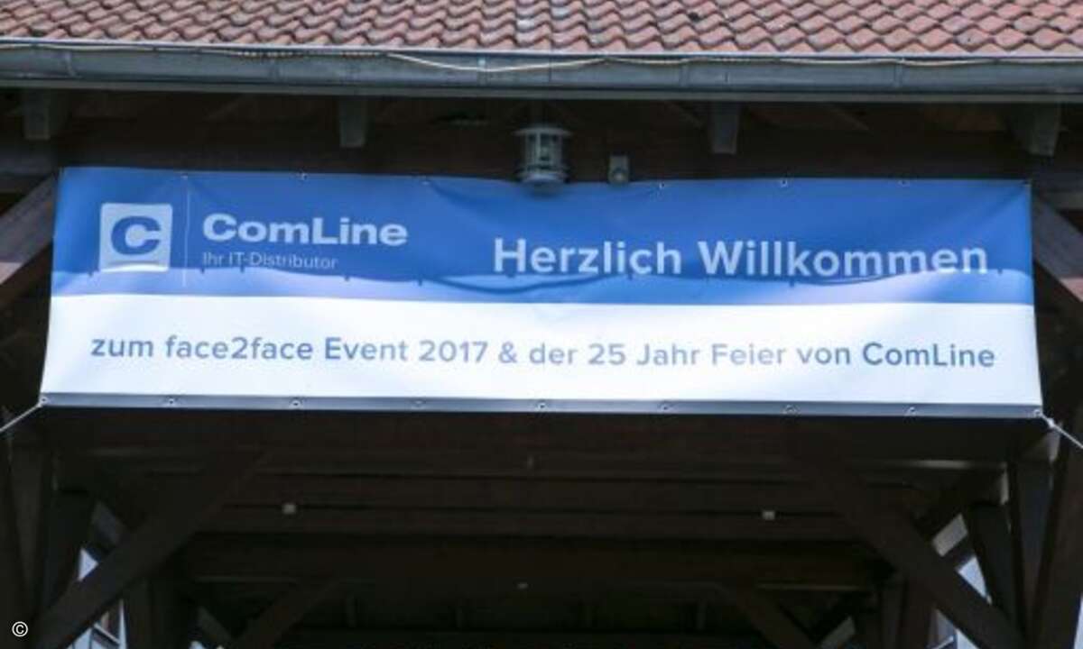 Herzlich Willkommen beim Comline face2face Event 2017 (Bild: Nona Arabuli)