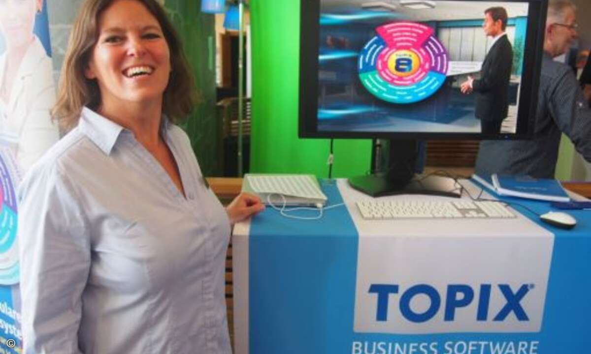 Business-Software von Topix erklärte Anna Maria Trentowski (Bild:CRN)