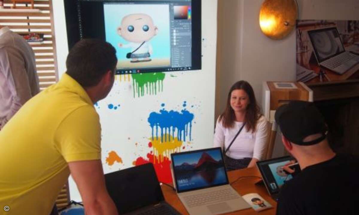 Avatar gefällig? Bei Microsoft kamen auch die Kreative auf ihre Kosten (Bild:CRN)