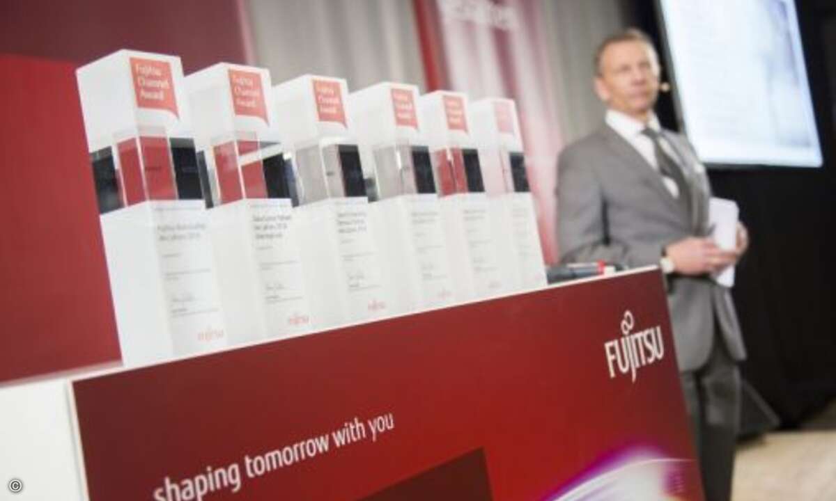 Zu den Höhepunkten zählte sicher die Verleihung der begehrten Partner-Awards (Foto: Fujitsu)